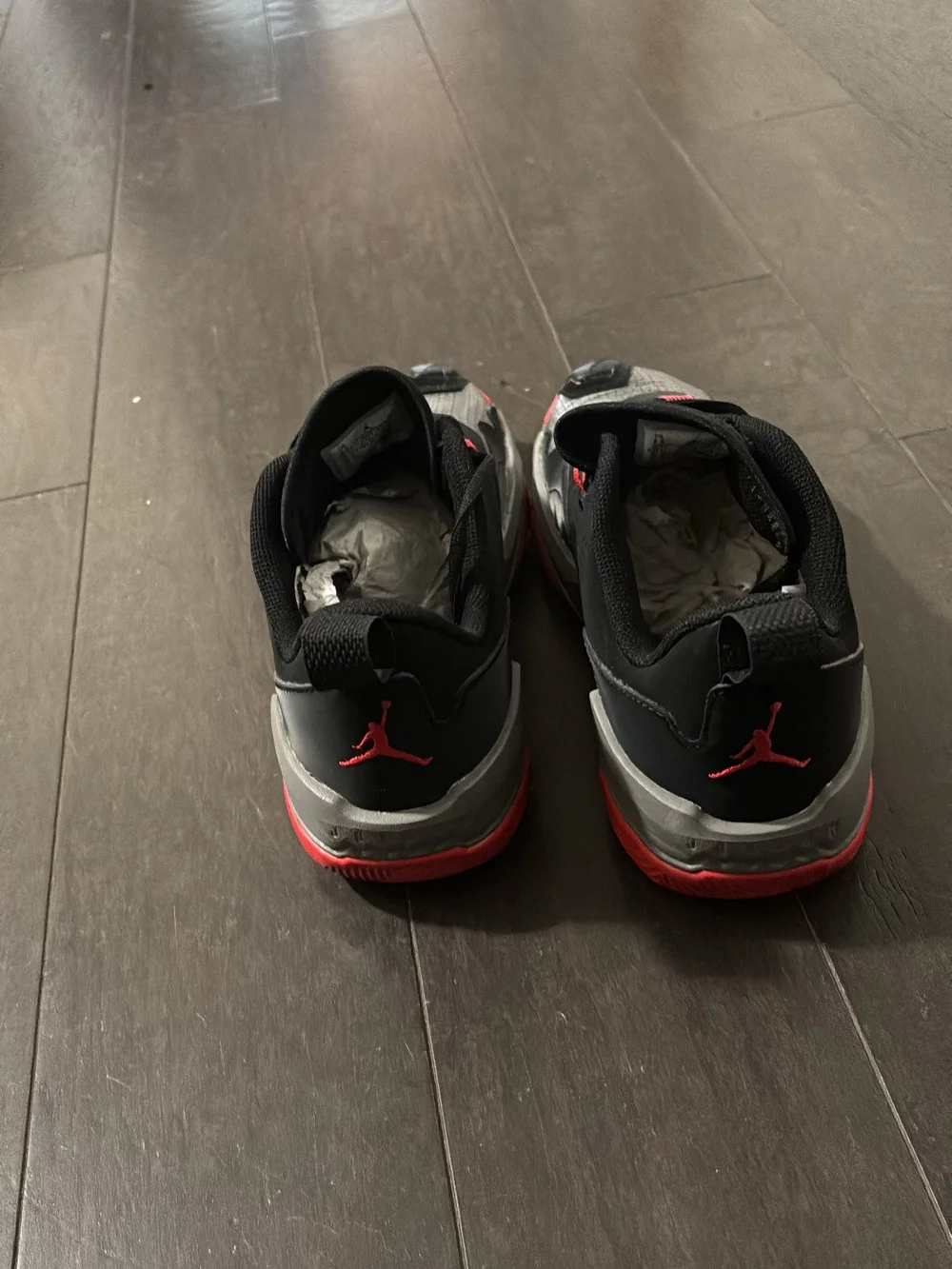 Air Jordan One Take 4 Black/Red Sneakers Size 8.5 Men
